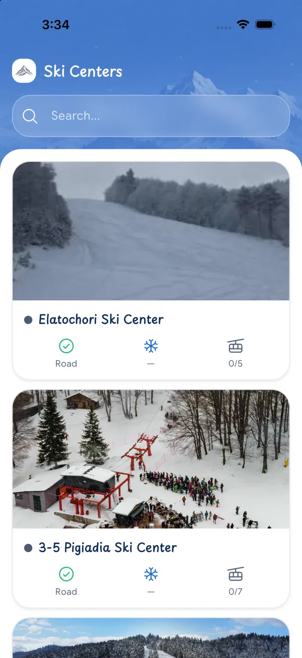 Live road, snow and lift status for every center